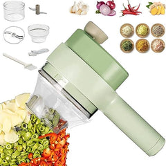 Electric Handheld Hammer Multi Function Vegetable Cutter Set